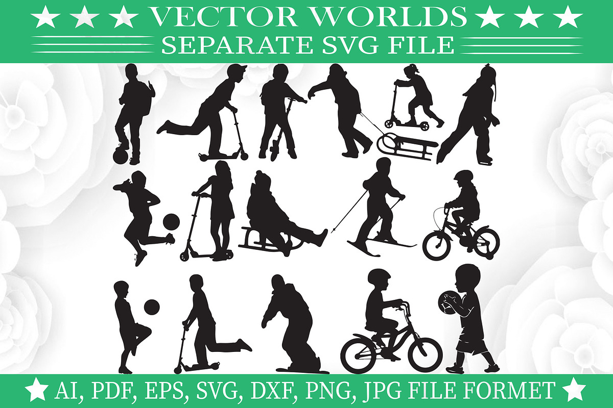Sport For Kids Svg, Sport Svg, an Object Graphic by VectorWorlds (Photo 3 of 3)