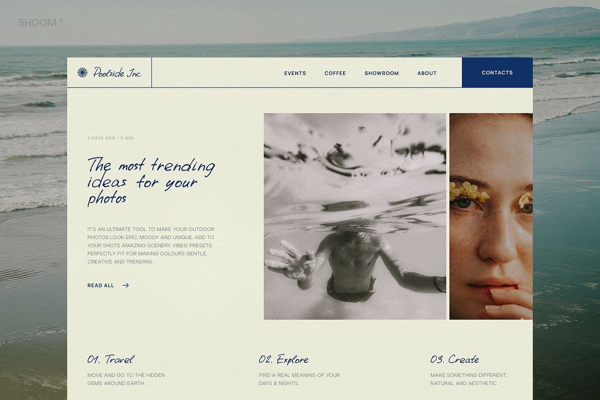 Poolside Script: Chill Typeface, a Script Font by SHOOM HOUSE (Photo 13 of 14)