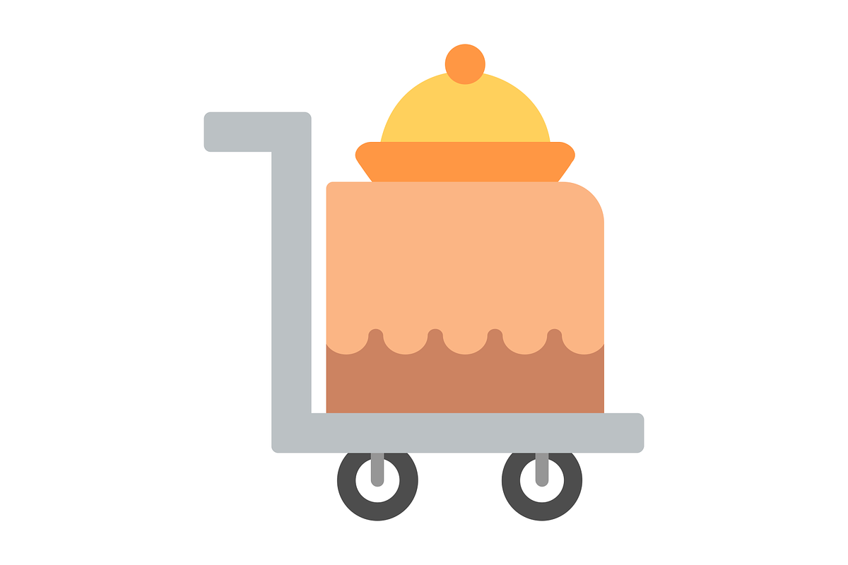 Food Service Flat Icon, a Duotone Icon by Pexelpy (Photo 2 of 2)
