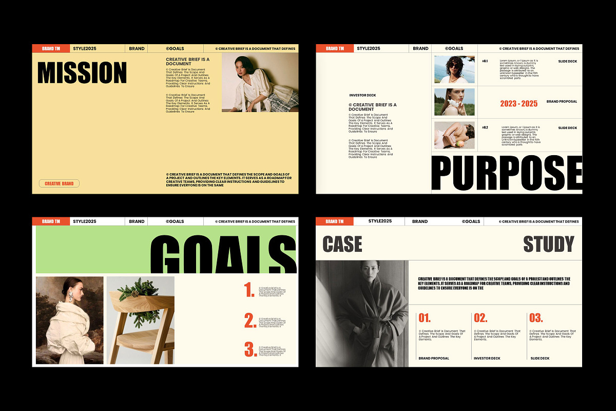 Brand Strategy Template, a Presentation Template by Studio Industry (Photo 4 of 11)