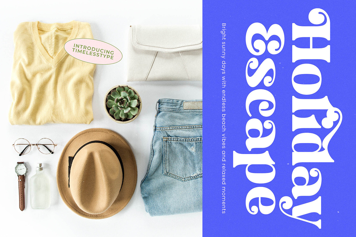 Dream Shine Retro Modern Serif, a Serif Font by timelesstype.co (Photo 13 of 20)