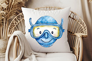 Kawaii Doodle Summer Clipart, an Illustration by Pixels.Craft (Thumbnail 5 of 7)