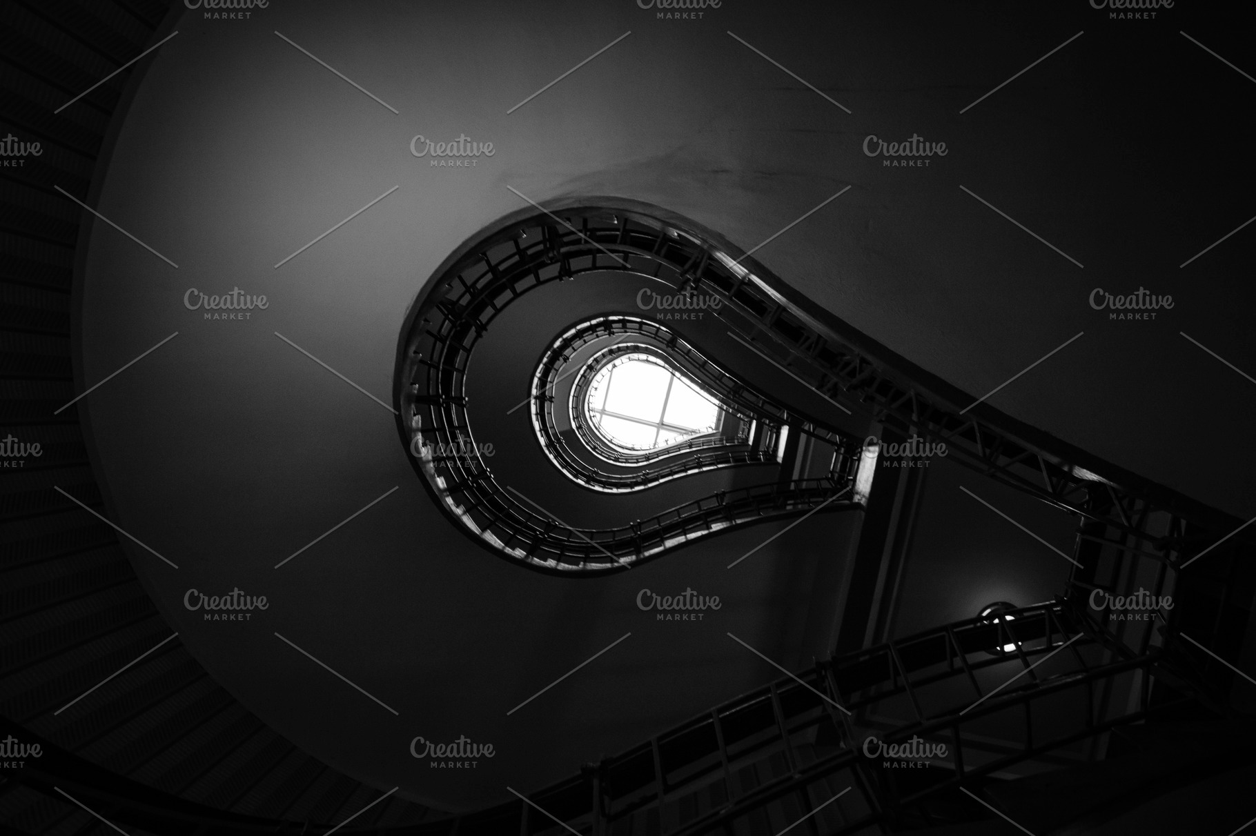 Prague Spiral Stairs #2, an Architecture Photo by jakub_kopecky