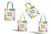 Tote Bag Mockup Set, a Product Mockup by Designbuys (Thumbnail 7 of 7)