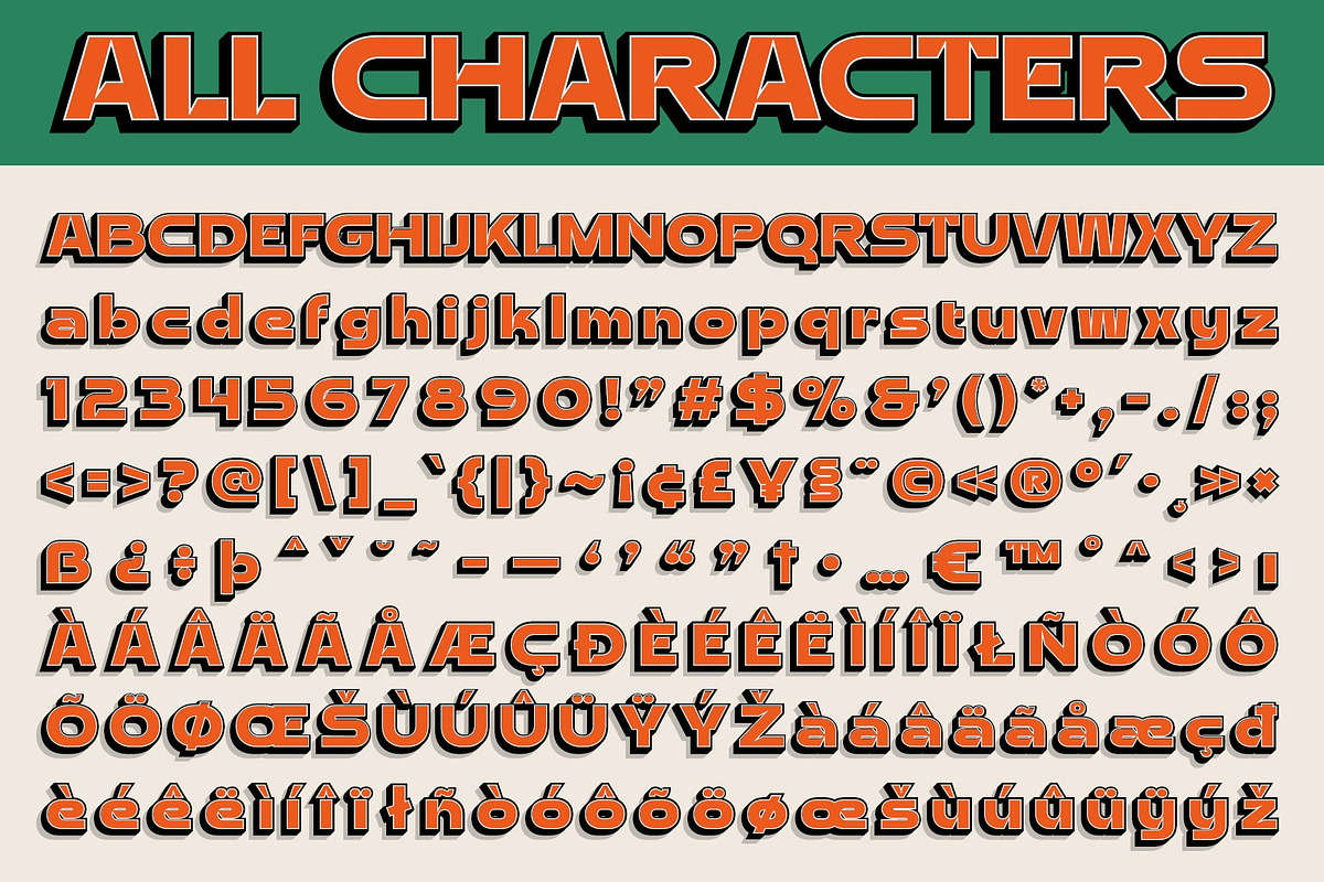 Aldercy 3D, a Sans Serif Font by Craft Supply Co. (Photo 8 of 8)