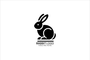 Rabbit Logo, a Branding & Logo Template by Vectorium Studio