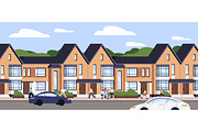 City residential houses, townhouses, an Object Illustration by PaperTrident (Thumbnail 2 of 4)