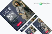 Fashion Facebook & Website Banners, a Social Media Template by Smashing_Studio (Thumbnail 1 of 3)