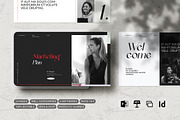 Marketing Plan Template, a Presentation Template by WhiteGraphic (Thumbnail 1 of 7)