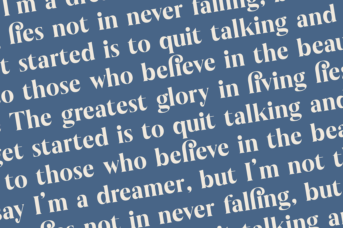 Keyalog Evelzor Modern Bold Serif, a Serif Font by timelesstype.co (Photo 16 of 20)