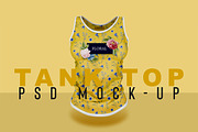 T-Shirt and Tank Top PSD Mockup Set, an Advertising Mockup by Sinlatown (Thumbnail 4 of 7)