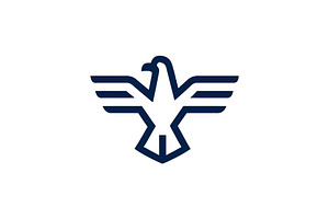 Stylized eagle emblem symbol, a Branding & Logo Template by Vectorium Studio