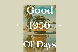 Vintage Modern Font