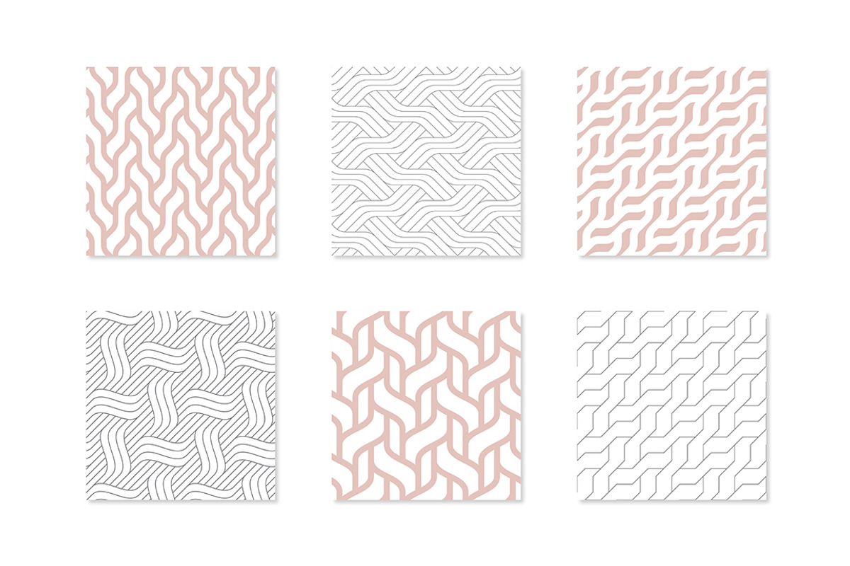 Rippled Seamless Patterns v.1, a Pattern Graphic by Curly_Pat (Photo 6 of 8)