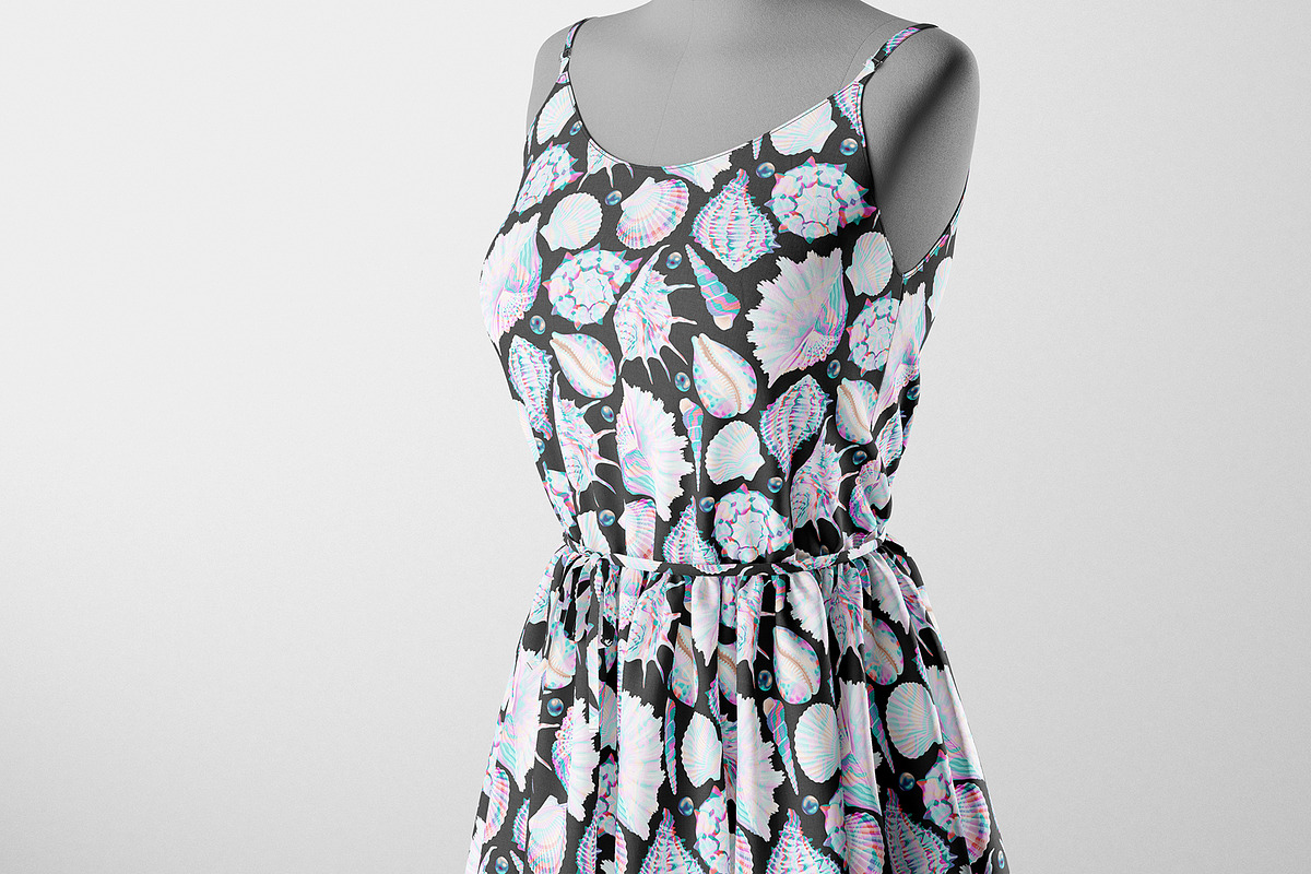 Pearly Shells Patterns, a Pattern Graphic by GreyLilac (Photo 9 of 9)