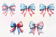 4th of July Bow Sublimation Bundle, an Illustration by CreationArt (Thumbnail 5 of 6)