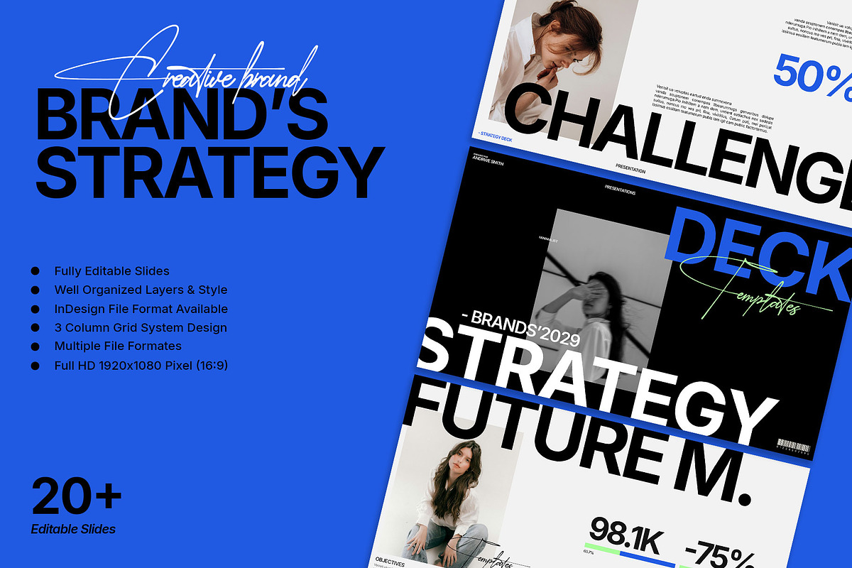 Strategy Presentation Deck Template, a Presentation Template by Templeste (Photo 3 of 6)