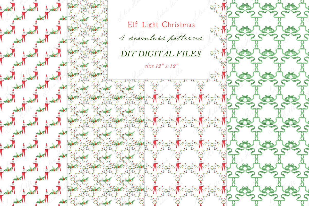 Elf Red Christmas  Watercolor Crest, a Graphic by LABFcreations (Photo 3 of 4)