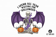 Skeleton Halloween Sublimation, a Work Illustration by Dream Creation (Thumbnail 10 of 20)