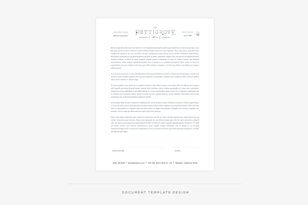 Pettigrove II Welcome Packet, a Stationery Template by Red Met Yellow Creative (Photo 4 of 11)
