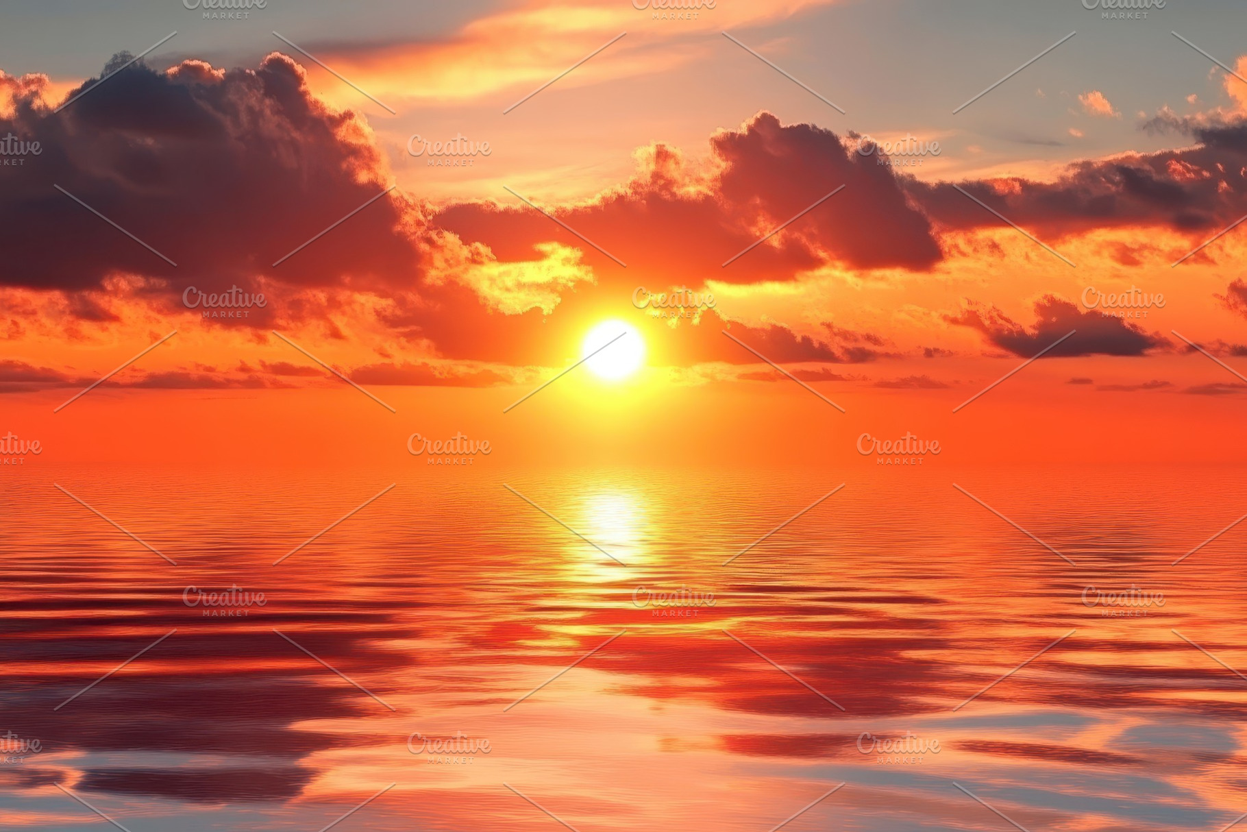 Sunset reflections creating a mesmer, a Photo by Iftikhar Alam