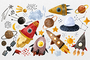 Outer Space Adventure: Cute, a Transportation Illustration by the_myro (Thumbnail 2 of 3)