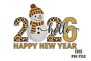 Hello 2026 New Year PNG, an Illustration by DreamArtGraphic (Thumbnail 1 of 5)
