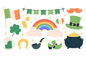 St. Patricks day elements. Cauldron, an Object Illustration by LadadikArt