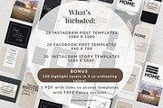 Social Media Quotes Templates, a Templates & Theme by gooddogcreativeco (Thumbnail 2 of 10)