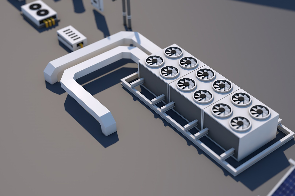 Roads, Rooftop & Street Elements, an Architecture 3D Model by multimedia4ds (Photo 5 of 13)