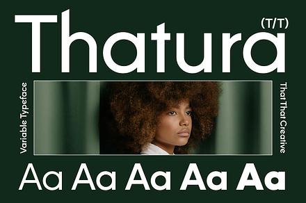 Thatura Geometric Sans Font