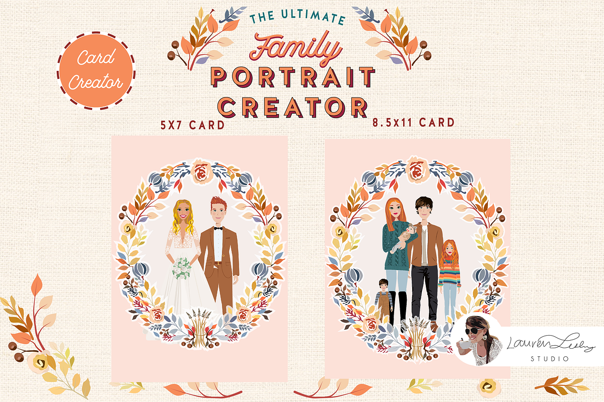 Portrait Creator Fall Outfits Family, a Person Illustration by Lauren Lesley Studio (Photo 8 of 18)