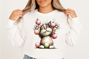 Easter Funny Cats Clipart Png, an Illustration by Craft Nest (Thumbnail 8 of 11)