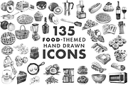 Hand-Drawn Icons (Restaurant/Food), an Icon by Onyx Templates (Thumbnail 1 of 10)