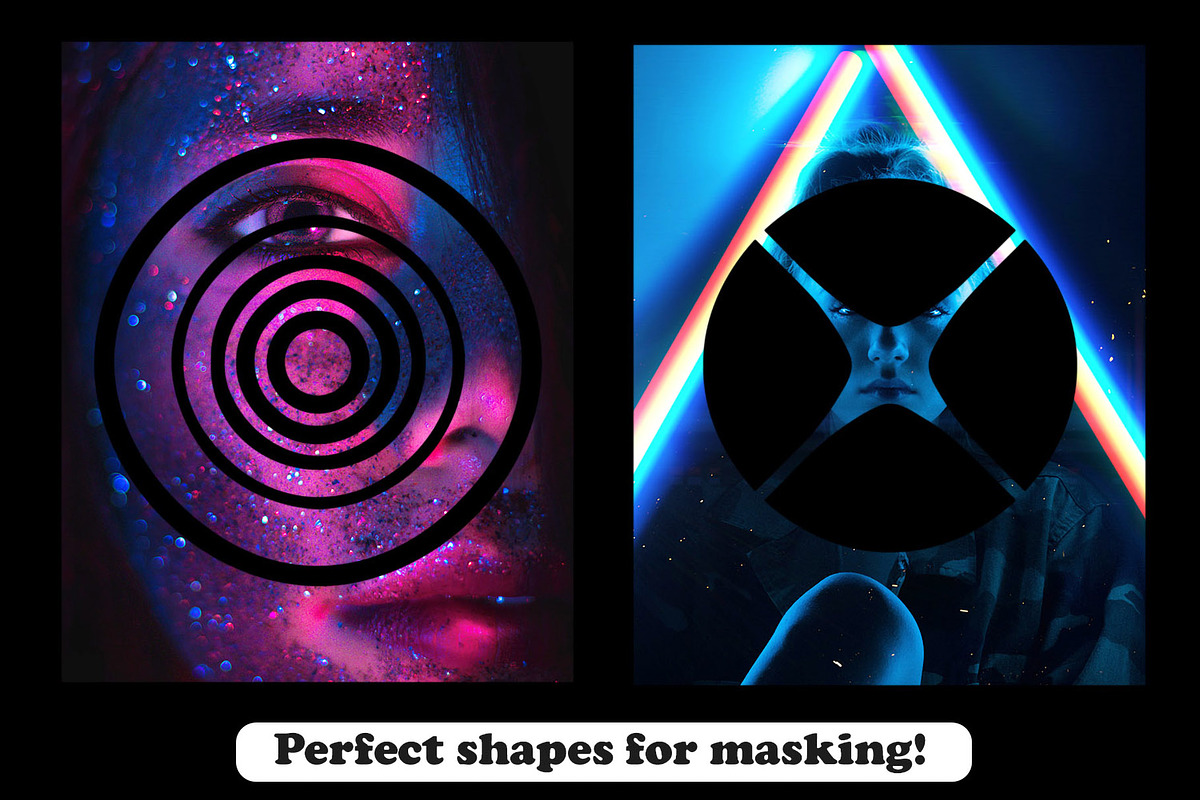 Circular Masks Photoshop Brushes, a Brush Add-On by ArtistMef (Photo 4 of 6)