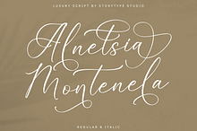 Alnetsia Montenela Luxury Script