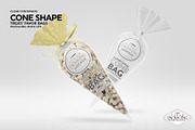 Clear Large Cone Bag PackagingMockup, a Packaging Mockup by INCDesign (Thumbnail 9 of 15)