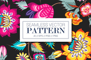 VECTOR CHINTZ SEAMLESS PATTERN