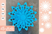 Paper Cutting Flowers SVG Bundle, an Illustration by illuztrate (Thumbnail 11 of 11)