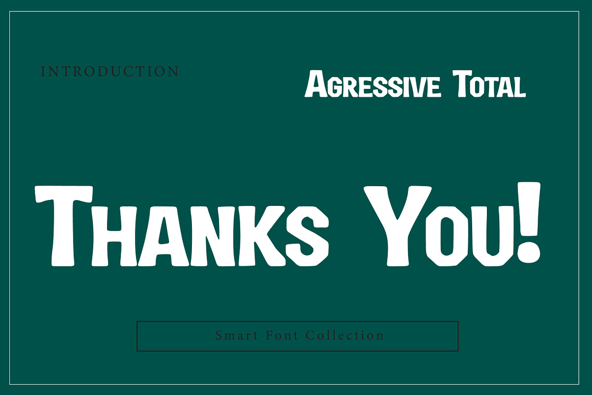 Agressive Total, a Slab Serif Font by Wow Magic (Photo 3 of 3)