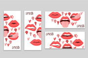 Lips vector set, a Graphic by Cute art (Thumbnail 5 of 8)