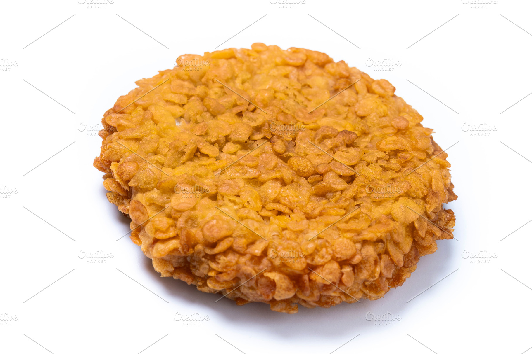 Crispy fried chicken fillet coated with cornflakes, a Food & Drink Photo by etorres69