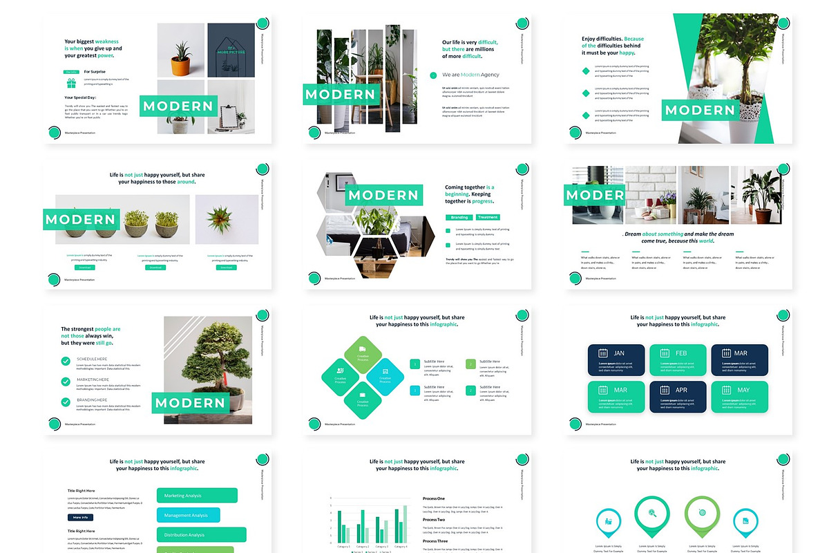 Grende - Powerpoint Template, a Presentation Template by AQR Studio