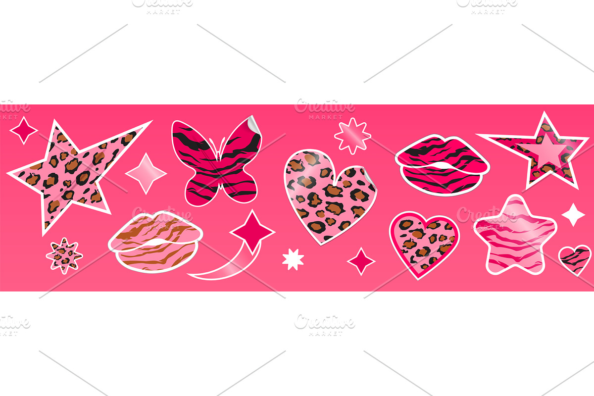 Trendy y2k glitter sticker, an Illustration by art PVP - market