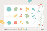 Collection of floral symbols, vector, a Pattern Graphic by AnneCeline (Thumbnail 2 of 6)
