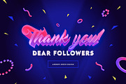 Thank You Text Effect, a Marketing Template by Andrew Skoch Design (Thumbnail 1 of 3)