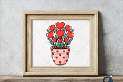 Valentine's Day Pot Png Sublimation, an Illustration by Creative Art (Thumbnail 5 of 6)