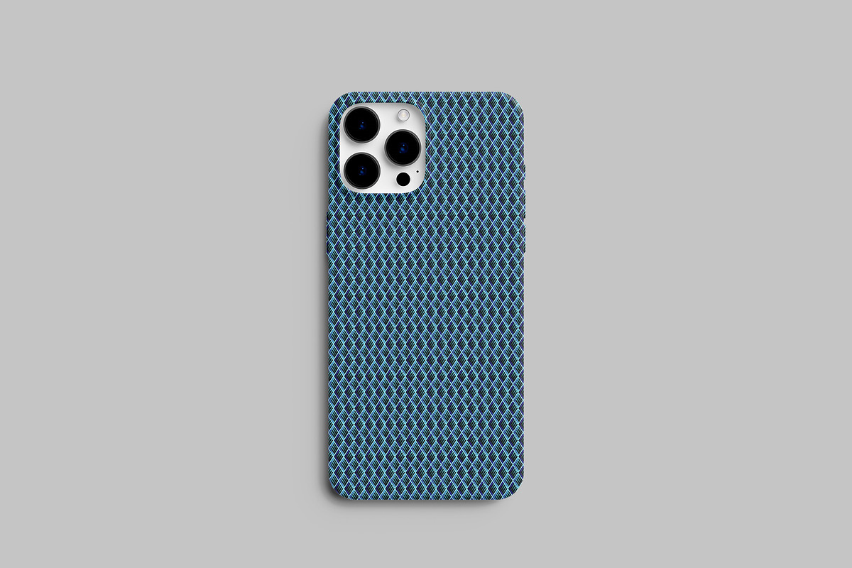 Blue Gradient Geometric Pattern, a Pattern Graphic by Neermana (Photo 2 of 5)