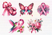 Breast Cancer Clipart, an Illustration by CreationArt (Thumbnail 3 of 3)