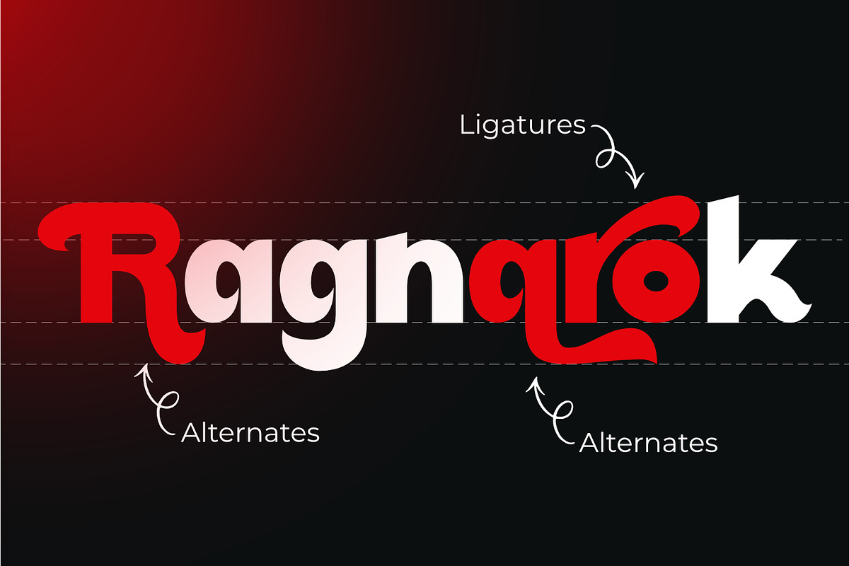 Mustreal - Modern Display Font, a Sans Serif Font by Rishsketch (Photo 6 of 14)